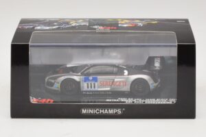 Audi R8 LMS GT3 #111 Metha / Breslin Black Falcon 24 Hours of Nurburgring 2010 Minichamps 1:43 437101911 Druckguss — Bild 5 von 5