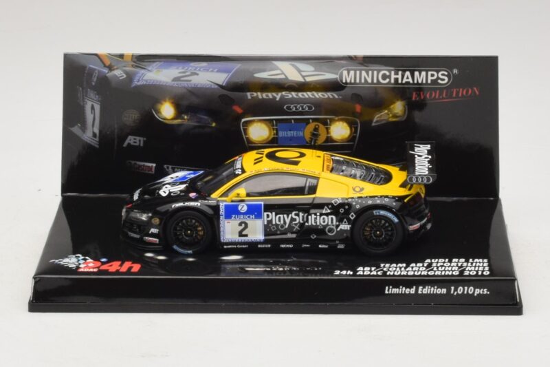 Audi R8 LMS GT3 #2 24 Hours of Nurburgring 2010 Minichamps 1:43 437101902 Druckguss