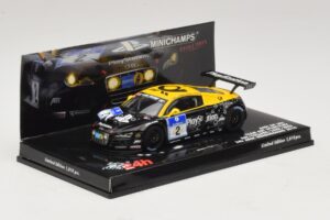 Audi R8 LMS GT3 #2 24 Hours of Nurburgring 2010 Minichamps 1:43 437101902 Druckguss — Bild 2 von 5