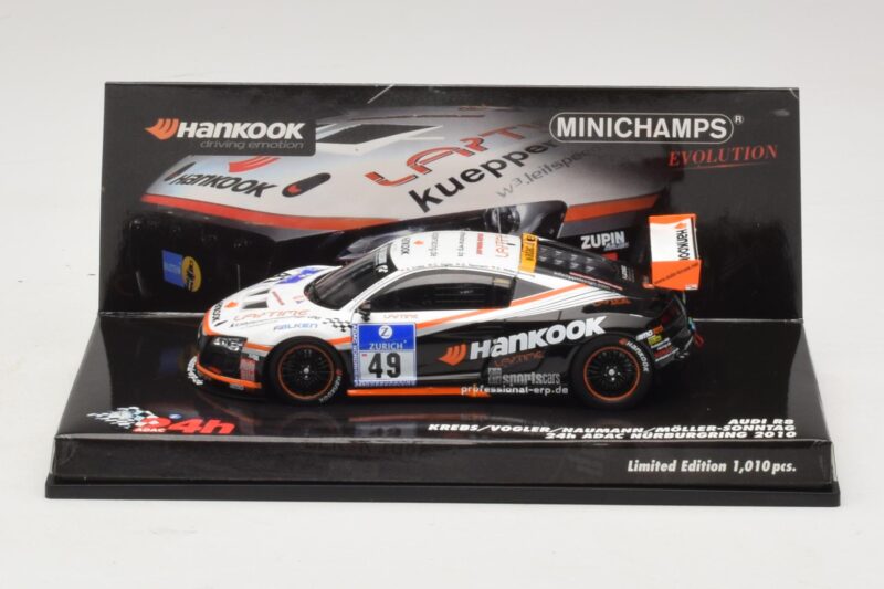 Audi R8 LMS GT3 #49 Krebs / Vogler Hankook 24 Hours of Nurburgring 2010 Minichamps 1:43 437101949 Druckguss