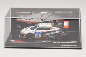 Audi R8 LMS GT3 #49 Krebs / Vogler Hankook 24 Hours of Nurburgring 2010 Minichamps 1:43 437101949 Druckguss — Bild 4 von 5