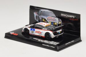 Audi R8 LMS GT3 #97 Phoenix Racing 24 Hours of Nurburgring 2010 Minichamps 1:43 437101997 Druckguss — Bild 3 von 5