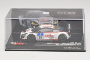 Audi R8 LMS GT3 #97 Phoenix Racing 24 Hours of Nurburgring 2010 Minichamps 1:43 437101997 Druckguss — Bild 4 von 5