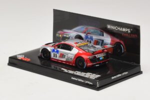 Audi R8 LMS GT3 #99 F. Biela / M. Fassler Phoenix Racing 24 Hours of Nurburgring 2010 Minichamps 1:43 437101999 Druckguss — Bild 3 von 5