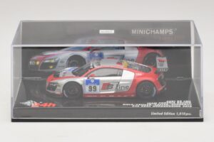 Audi R8 LMS GT3 #99 F. Biela / M. Fassler Phoenix Racing 24 Hours of Nurburgring 2010 Minichamps 1:43 437101999 Druckguss — Bild 4 von 5