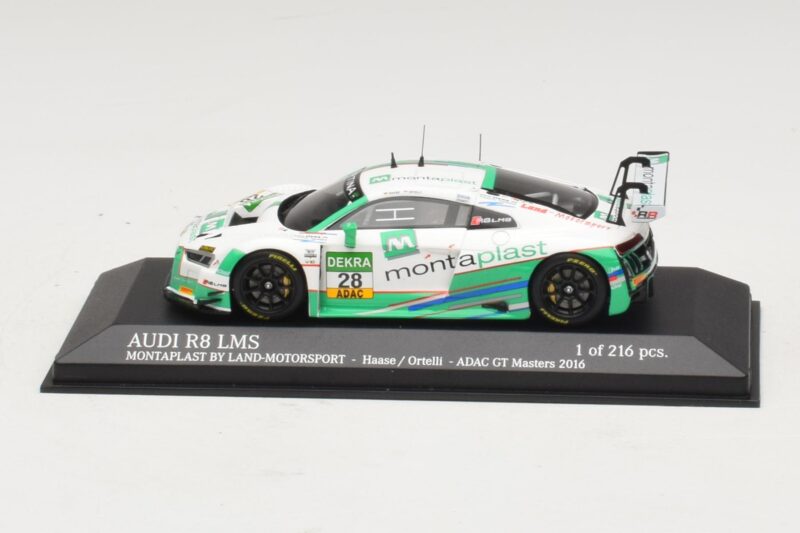 Audi R8 LMS Montaplast By Land-Motorsport #28 C. Haase / S. Ortelli ADAC GT Masters 2016 Minichamps 1:43 Audi R8 LMS Montaplast By Land-Motorsport #28 C. Haase / S. Ortelli ADAC GT Masters 2016 Minichamps 1:43 437161198 Druckguss