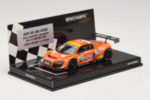 Audi R8 LMS Ultra #100 MS Racing Patel / Dobitsch ADAC GT Masters 2013 Minichamps 1:43 437130100 Druckguss — Bild 2 von 5