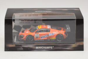 Audi R8 LMS Ultra #100 MS Racing Patel / Dobitsch ADAC GT Masters 2013 Minichamps 1:43 437130100 Druckguss — Bild 5 von 5
