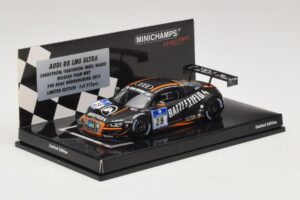 Audi R8 LMS Ultra #29 Team WRT Sandstorm L. Vanthoor 24 Hours of Nurburgring 2013 Minichamps 1:43 437130129 Druckguss — Bild 2 von 5