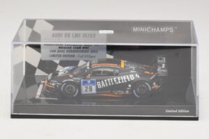 Audi R8 LMS Ultra #29 Team WRT Sandstorm L. Vanthoor 24 Hours of Nurburgring 2013 Minichamps 1:43 437130129 Druckguss — Bild 4 von 5
