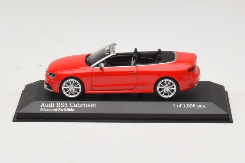 Audi RS5 B8 Cabriolet Rot Minichamps 1:43 Audi RS5 B8 Cabriolet Rot Minichamps 1:43 410011230 Druckguss