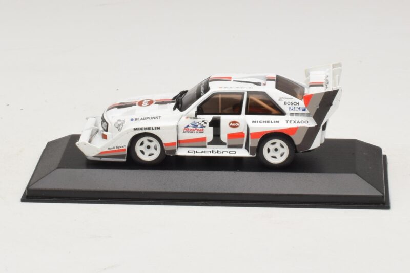 Audi Sport Quattro S1 #1 W. Rohrl Pikes Peak International Hill Climb Winner Record 1987 Minichamps 1:43 Audi Sport Quattro S1 #1 W. Rohrl Pikes Peak International Hill Climb Winner Record 1987 Minichamps 1:43 410871201 Druckguss