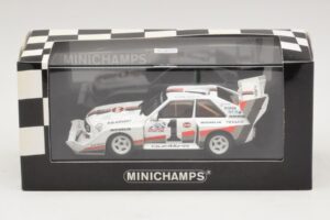 Audi Sport Quattro S1 #1 W. Rohrl Pikes Peak International Hill Climb Winner Record 1987 Minichamps 1:43 410871201 Druckguss — Bild 4 von 4