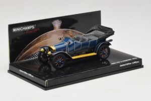 Audi Typ A Phaeton Blau Minichamps 1:43 437019031 Druckguss — Bild 2 von 5