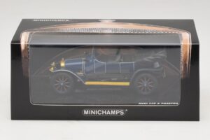 Audi Typ A Phaeton Blau Minichamps 1:43 437019031 Druckguss — Bild 5 von 5