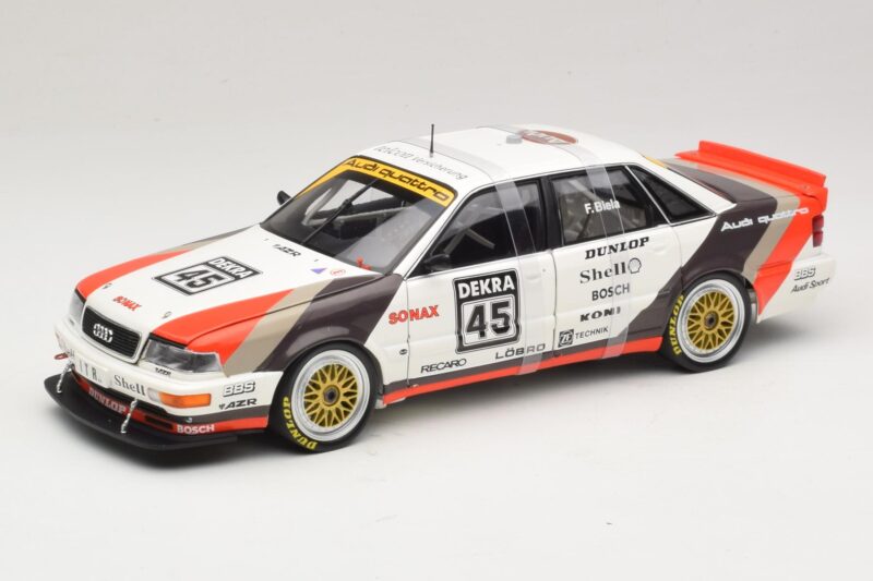Audi V8 Quattro DTM #45 F. Biela Team AZR 1991 Minichamps 1:18 100911045 Druckguss