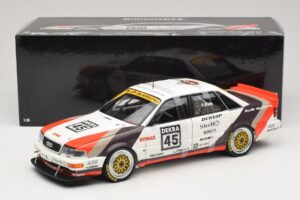 Audi V8 Quattro DTM #45 F. Biela Team AZR 1991 Minichamps 1:18 100911045 Druckguss — Bild 8 von 8