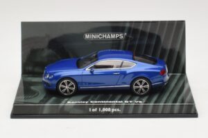 Bentley Continental GT V8 Blau Metallic Minichamps 1:43 436139982 Druckguss