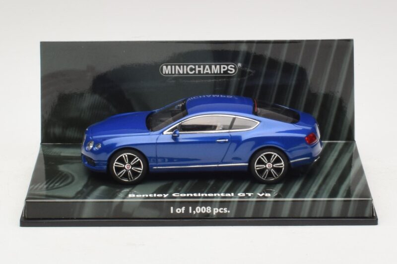 Bentley Continental GT V8 Blau Metallic Minichamps 1:43 Bentley Continental GT V8 Blau Metallic Minichamps 1:43 436139982 Druckguss