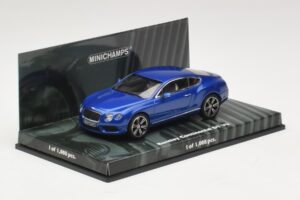 Bentley Continental GT V8 Blau Metallic Minichamps 1:43 436139982 Druckguss — Bild 2 von 4