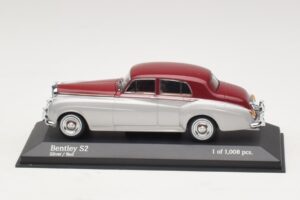 Bentley S2 Silber Rot Minichamps 1:43 403139953 Druckguss
