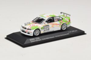 BMW 320i E46 #233 A. Priaulx / J. Muller Schubert Motorsport VLN Nurburgring 2005 Minichamps 1:43 400052433 Druckguss — Bild 2 von 4