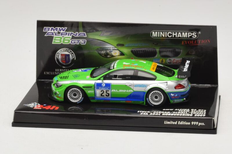 BMW Alpina B6 GT3 #25 24 Hours of Nürburgring 2009 Minichamps 1:43 BMW Alpina B6 GT3 #25 24 Hours of Nürburgring 2009 Minichamps 1:43 437092625 Druckguss
