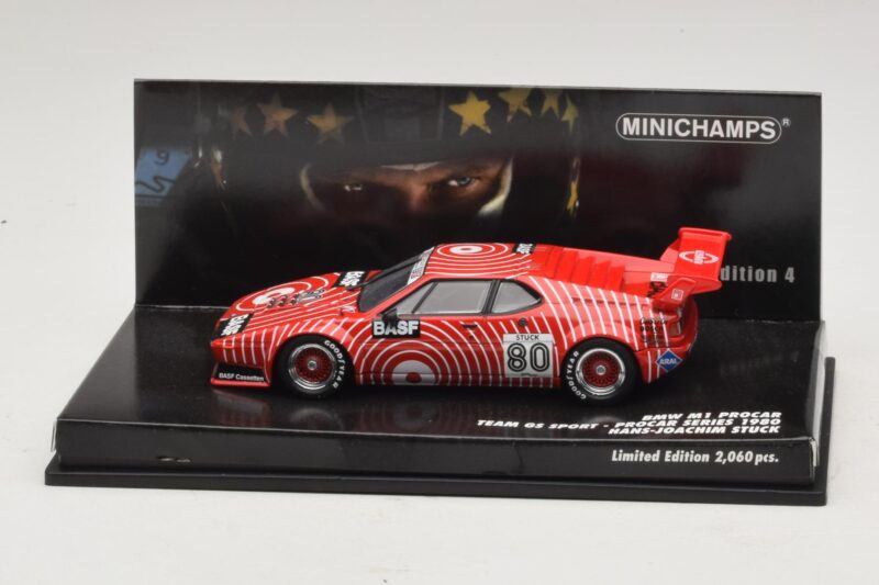 BMW M1 Procar #80 H-J. Stuck Procar Series 1980 Minichamps 1:43 BMW M1 Procar #80 H-J. Stuck Procar Series 1980 Minichamps 1:43 444891604 Druckguss