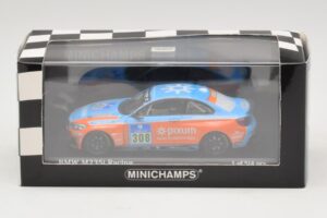 BMW M235i Team Adrenalin #308 Fischer / Zils 24 Hours of Nurburgring 2014 Minichamps 1:43 437142408 Druckguss — Bild 4 von 4