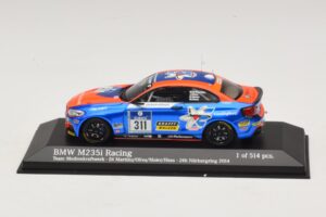 BMW M235i Team Medienkraftwerk #311 Di Martino / Olivo 24 Hours of Nurburgring 2014 Minichamps 1:43 437142411 Druckguss
