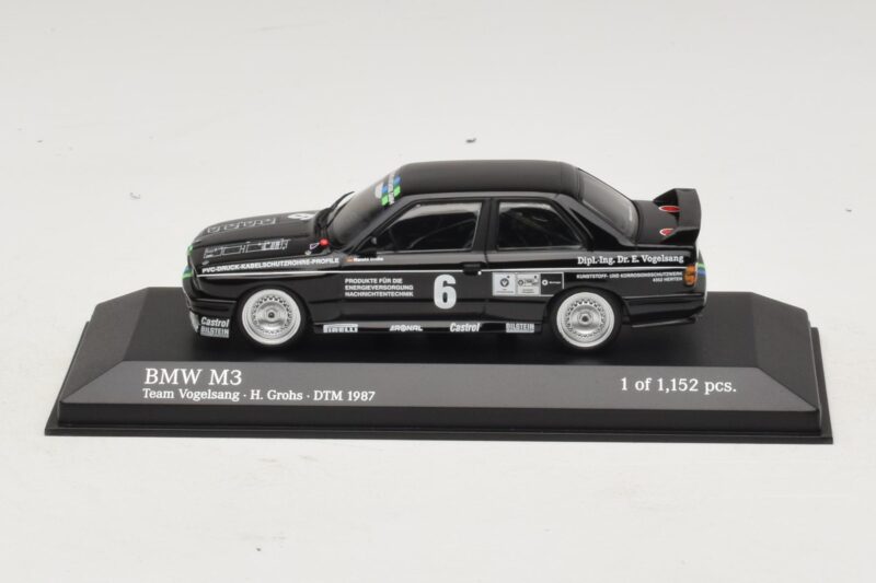 BMW M3 E30 #6 F. Grohs DTM 1987 Minichamps 1:43 BMW M3 E30 #6 F. Grohs DTM 1987 Minichamps 1:43 430872006 Druckguss