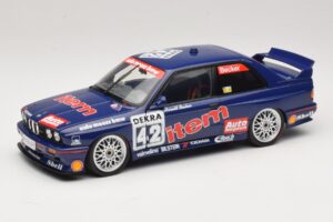BMW M3 E30 Auto Maass #42 H. Becker DTM 1992 Minichamps 1:18 180922042 Druckguss