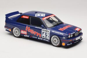 BMW M3 E30 Auto Maass #42 H. Becker DTM 1992 Minichamps 1:18 180922042 Druckguss — Bild 6 von 8
