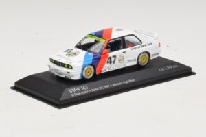 BMW M3 E30 M-Team Linder #47 Vogt / Herger Winners ETC Zolder 1987 Minichamps 1:43 430872047 Druckguss — Bild 2 von 4