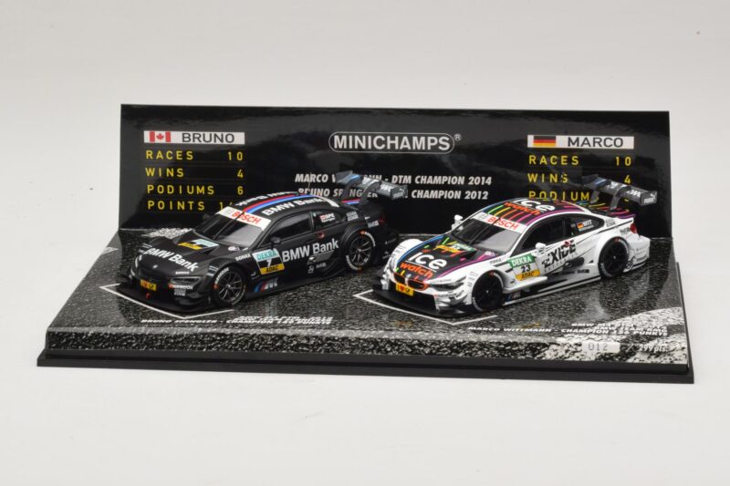 BMW M3 & M4 DTM Champions Set B. Spengler / M. Wittmann 2012 & 2014 Minichamps 1:43 BMW M3 & M4 DTM Champions Set B. Spengler / M. Wittmann 2012 & 2014 Minichamps 1:43 412020723 Druckguss
