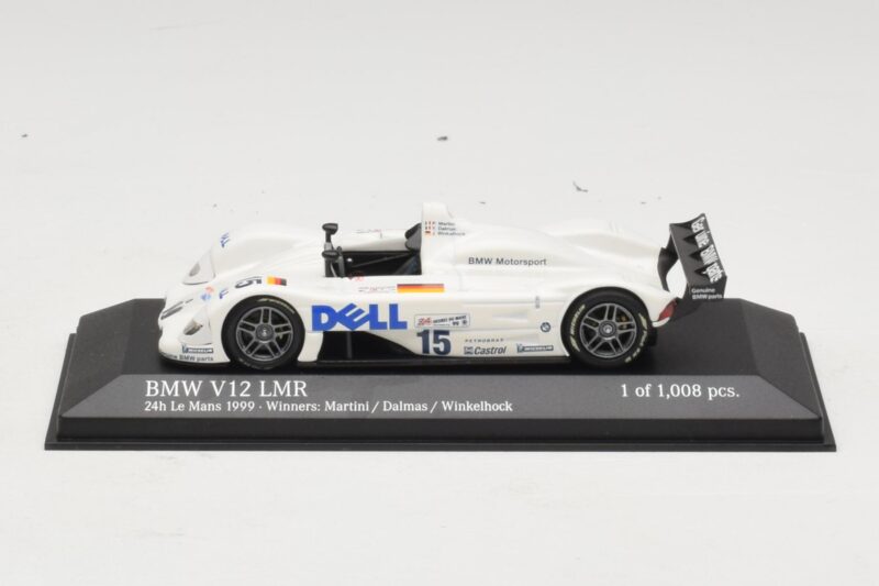 BMW V12 LMR #15 P. Martini / Y. Dalmas / J. Winkelhock 24 Hours of Le Mans Winner 1999 Minichamps 1:43 BMW V12 LMR #15 P. Martini / Y. Dalmas / J. Winkelhock 24 Hours of Le Mans Winner 1999 Minichamps 1:43 430992915 Druckguss
