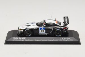 BMW Z4 GT3 BMW Sports Trophy #20 Klingmann / Baumann 24 Hours of Nurburgring 2014 Minichamps 1:43 437142030 Druckguss