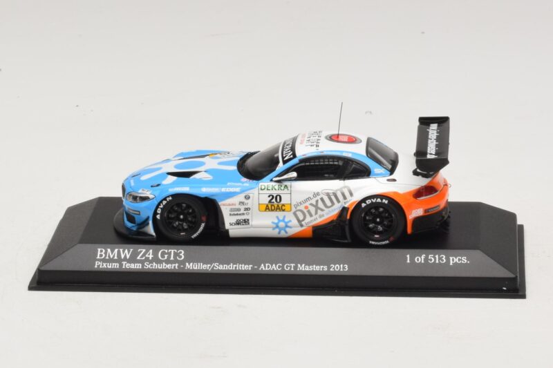 BMW Z4 GT3 Pixum #20 Müller / Sandritter ADAC GT Masters 2013 Minichamps 1:43 436132420 Druckguss
