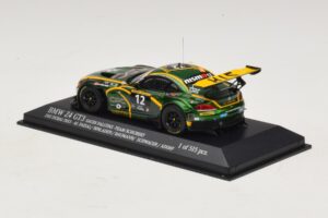 BMW Z4 GT3 Saudi Falcons #12 Al Faisal / Binladen 24 Hours of Dubai 2013 Minichamps 1:43 437132412 Druckguss — Bild 3 von 4