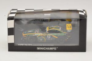 BMW Z4 GT3 Saudi Falcons #12 Al Faisal / Binladen 24 Hours of Dubai 2013 Minichamps 1:43 437132412 Druckguss — Bild 4 von 4