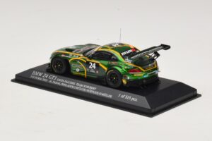 BMW Z4 GT3 Saudi Falcons #24 Al Faisal / Binladen 24 Hours of Dubai 2013 Minichamps 1:43 437132424 Druckguss — Bild 3 von 4