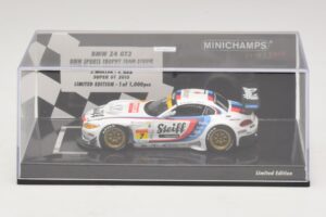 BMW Z4 GT3 Steiff #7 Muller / Ara Super GT 2015 Minichamps 1:43 447152007 Druckguss — Bild 4 von 5