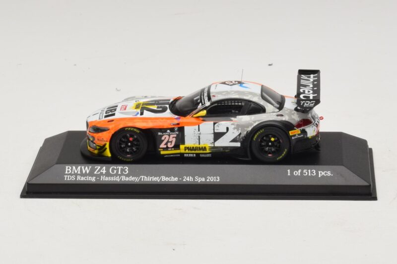 BMW Z4 GT3 TDS Racing #25 Hassid / Badey 24 Hours of Spa 2013 Minichamps 1:43 BMW Z4 GT3 TDS Racing #25 Hassid / Badey 24 Hours of Spa 2013 Minichamps 1:43 437132435 Druckguss