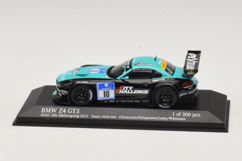 BMW Z4 GT3 Vita4One #18 Goransson / Klingmann 24 Hours of Nürburgring 2012 Minichamps 1:43 BMW Z4 GT3 Vita4One #18 Goransson / Klingmann 24 Hours of Nürburgring 2012 Minichamps 1:43 437122918 Druckguss