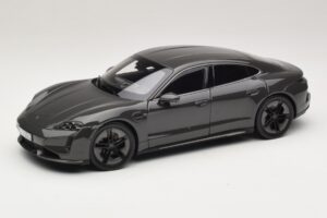 Porsche Taycan Turbo S Slate Grey Neo Norev 1:18 Porsche Taycan Turbo S Slate Grey Neo Norev 1:18 187654 Druckguss
