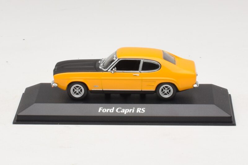 Ford Capri Mk1 RS Gelb mit Schwarzer Motorhaube Maxichamps 1:43 Ford Capri Mk1 RS Gelb mit Schwarzer Motorhaube Maxichamps 1:43 940085800 Druckguss