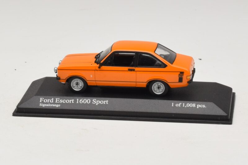 Ford Escort 1600 Sport Mk2 Orange Minichamps 1:43 400084471 Druckguss
