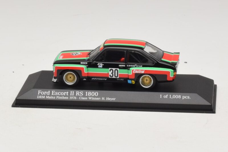 Ford Escort Mk2 RS1800 #30 H. Heyer Class Winner DRM Mainz-Finthen 1976 Minichamps 1:43 Ford Escort Mk2 RS1800 #30 H. Heyer Class Winner DRM Mainz-Finthen 1976 Minichamps 1:43 400768430 Druckguss