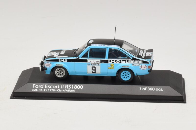 Ford Escort Mk2 RS1800 #9 R. Clark / Wilson RAC Rally 1978 Minichamps 1:43 400788409 Druckguss