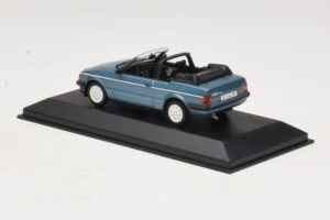 Ford Escort Mk3 Cabriolet Blau Metallic Minichamps 1:43 400085030 Druckguss — Bild 3 von 4
